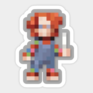 Chucky low-res pixelart Sticker